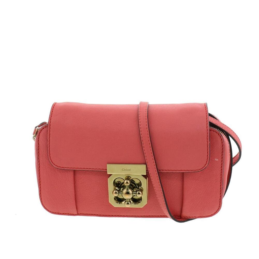 CHLOE Elsie Long Shoulder Bag Pink